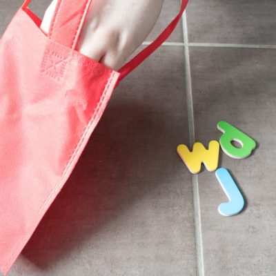 Sensory Bag Letters: Feel and Find